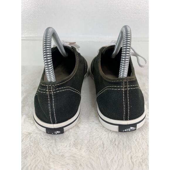 Vans Black Classic Lace-Up Canvas Sneakers Men's 5.5 / Women's 7 - Picture 3 of 8